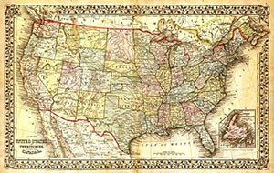 usa states map